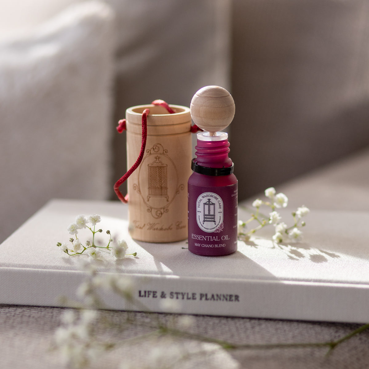 Essential Oil & Wooden Diffuser Set